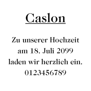 Caslon