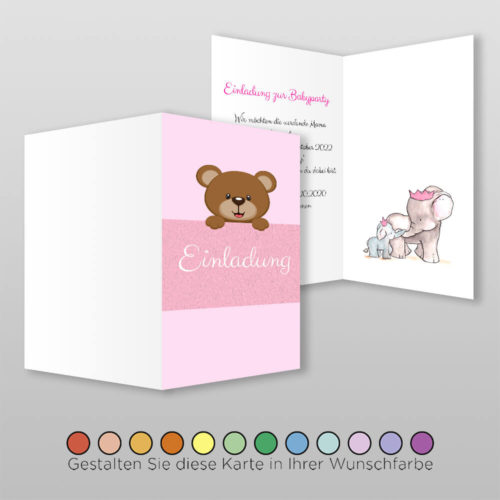 Babyparty Einladungskarte Liba (2)