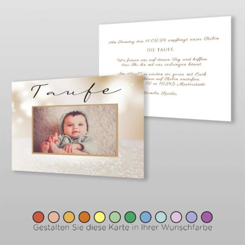 Babytaufkarte Dolores ( 1)