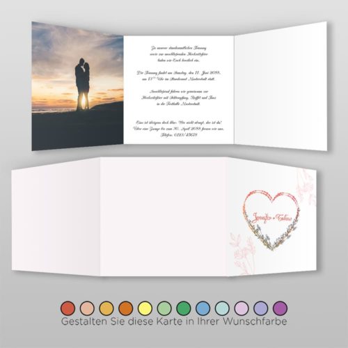 Hochzeitskarte Lory Q_6S