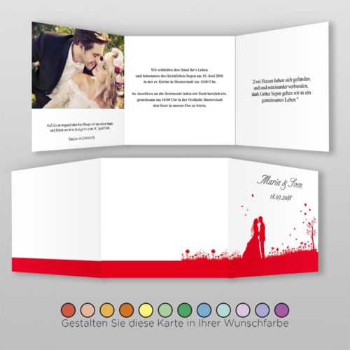 Hochzeitskarte Q-6S Yen 02