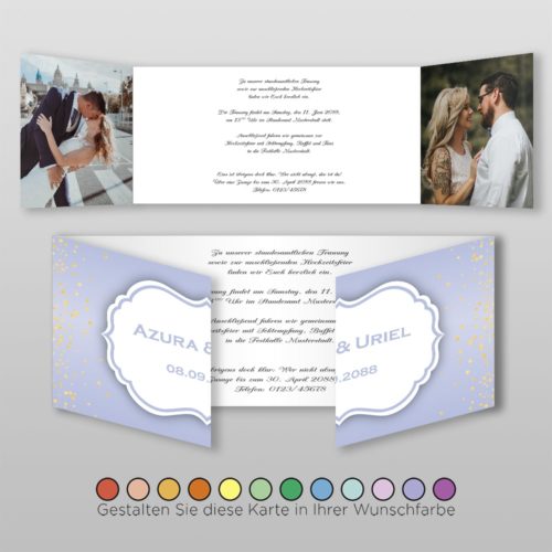 Hochzeitskarte Ronja D-6S