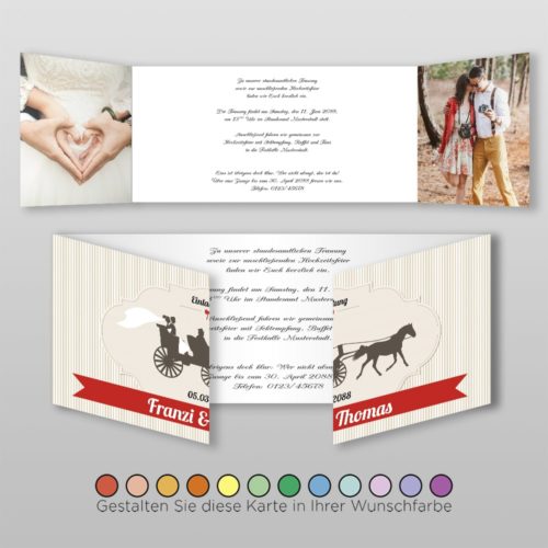 Hochzeitskarte Tanja D-6S