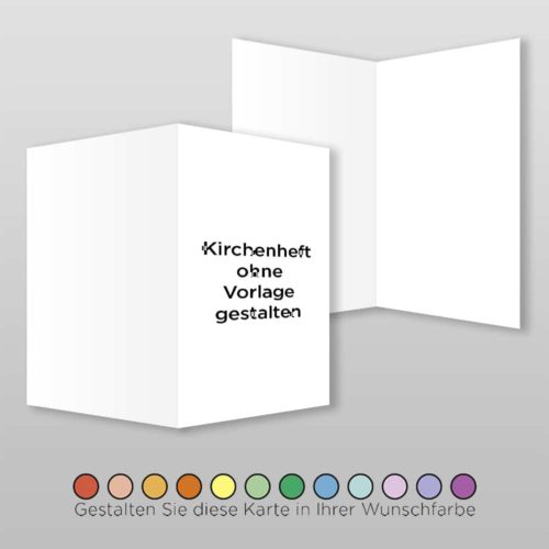 Kirchenheft Blanco A5-4S