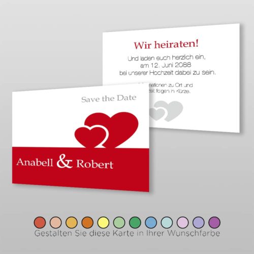 Save the Date A6q 2S Anabell