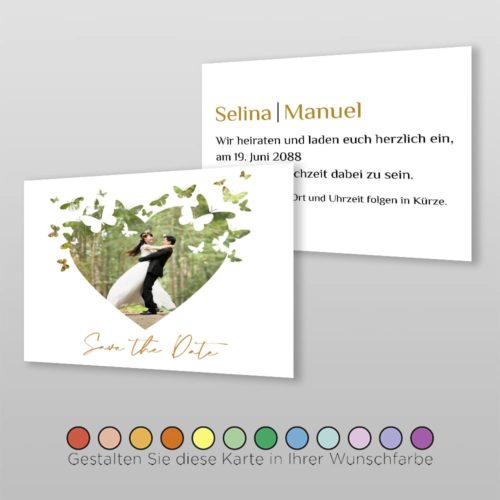Save the Date A6q 2S Selina