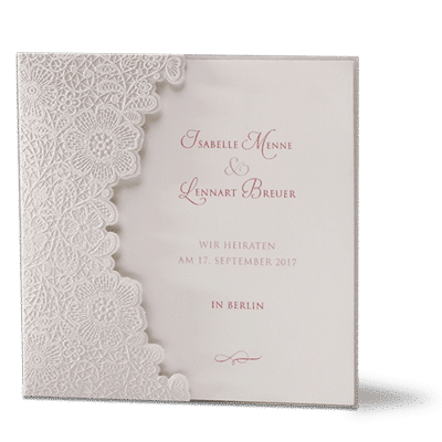 Einladungskarten zur Hochzeit